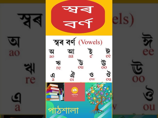 Level Up Your Assamese Language Skills with Vowels।। অসমীয়া স্বৰবৰ্ণ