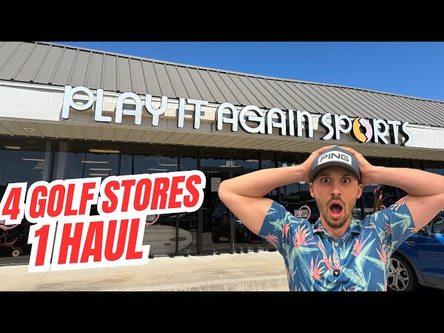 4 Golf Stores in 1 Week - My Used Golf Club Flipping Side Hustle