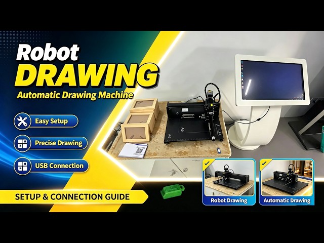 Robot Drawing Device Setup Guide | Full Debug for Robot Drawing Device