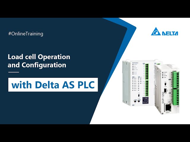 Load cell Operation and Configuration with Delta AS PLC