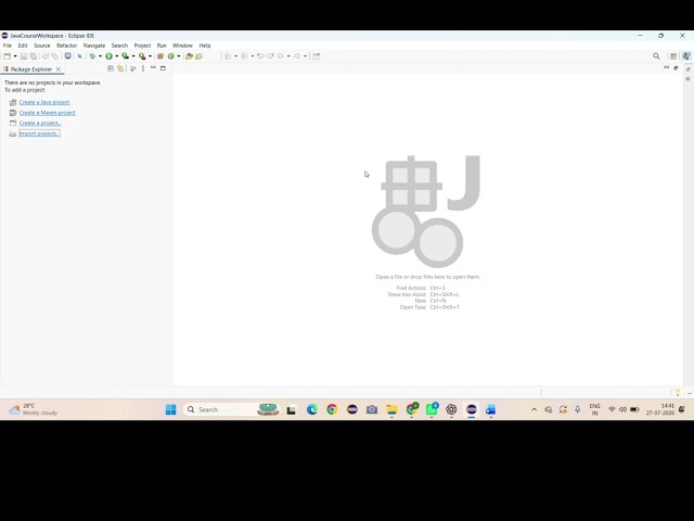 Creating Your First Java Project in Eclipse part 2