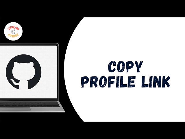 How to Copy GitHub Profile Link