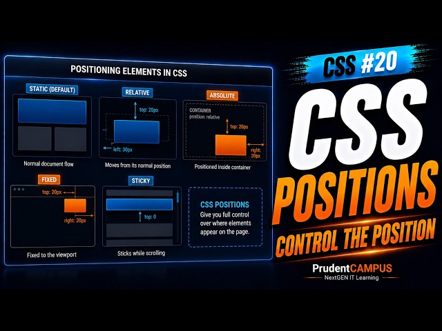 CSS #20 — CSS Positions