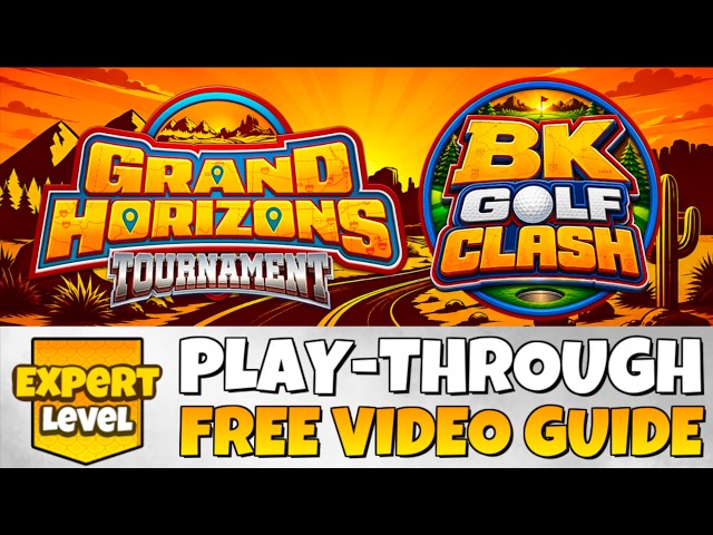 EXPERT PLAY-THROUGH | Grand Horizons Tournament  | Golf Clash Guide Tips