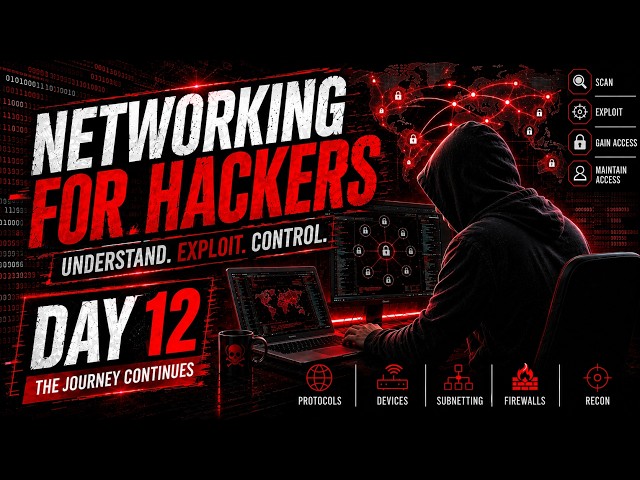 Networking for Ethical Hackers | Day 12 | Ethical Hacking Course 2026 | From Beginner to Advanced 🔥