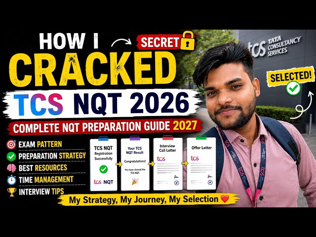 How I Cracked TCS NQT 2026 | Complete NQT Preparation Guide 2027 | TCS NQT 2027 Preparation Strategy