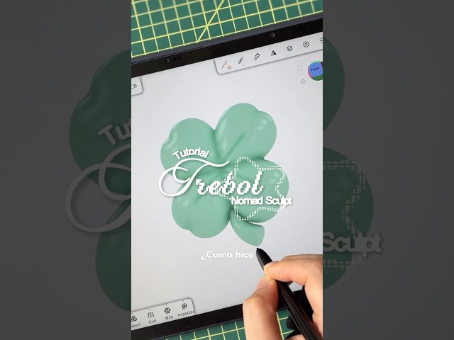 Shamrock Tutorial in Nomad Sculpt | #3d #tutorial #nomadsculpt