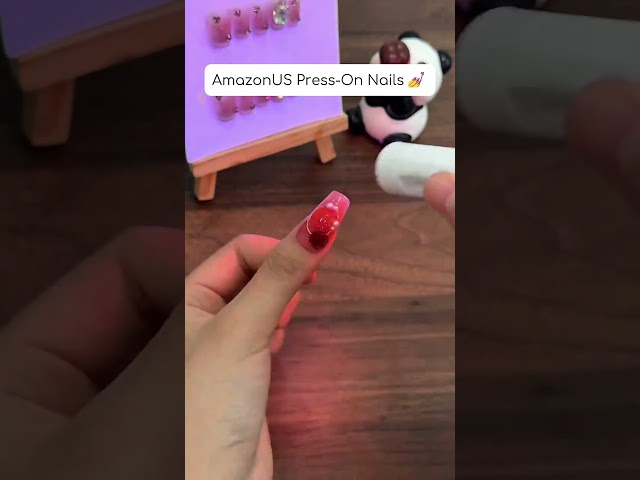 Amazon Press-On Nails 💅#naildesign #amazonfind #pressonnails #nails