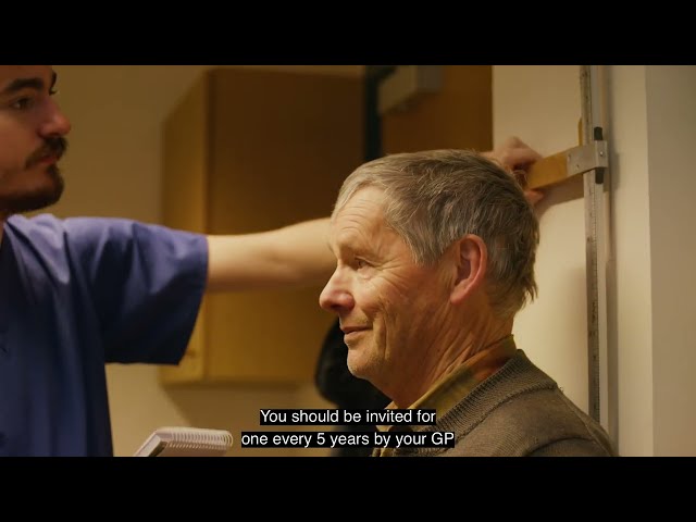 Having an NHS Health Check at a GP surgery