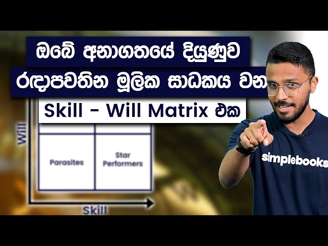 The Skill - Will Matrix In Sinhala | Simplebooks Best Motivation
