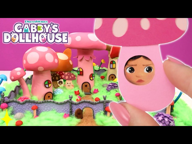 Make Your Own Grumpy Gabby in the Grumpy Mushroom Forest! | GABBY'S DOLLHOUSE