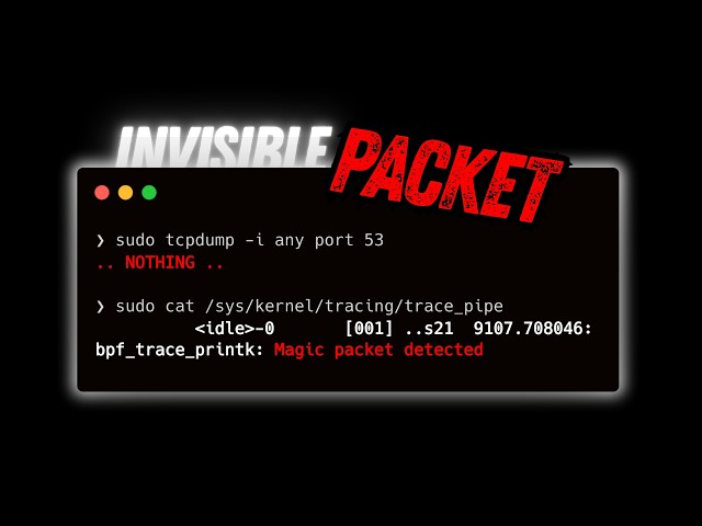 This Linux Trick Makes Network Packets Disappear (eBPF XDP)