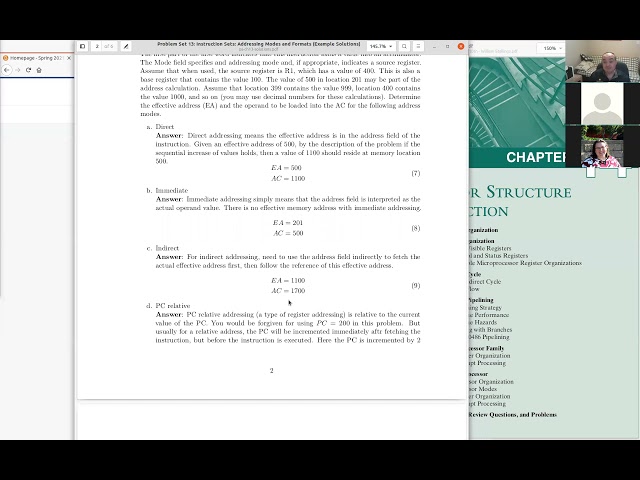 CSci 540: Computer Architecture - Session 13 - 04/21/2021