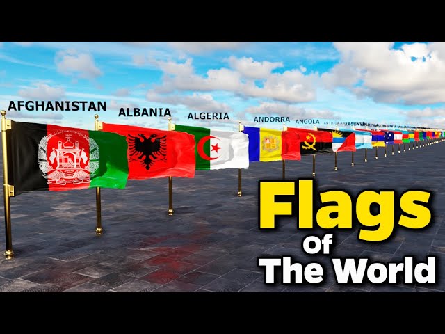 All Countries and Flags of The World | Official Languages | American Pronunciation
