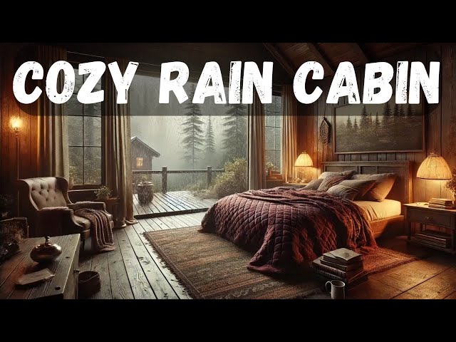 🔴 Ultimate Cozy Cabin Rain Sounds for Deep Sleep, Anxiety Relief & Instant Calm