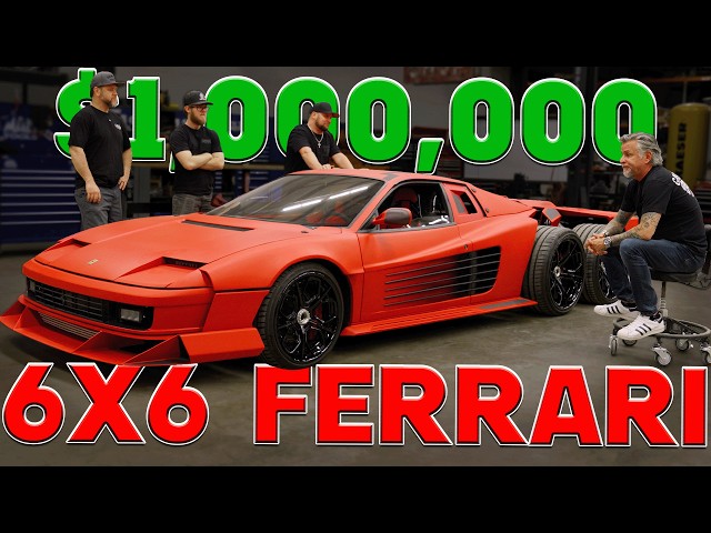 Rebuilding A $1,000,000 6x6 Ferrari Testarossa