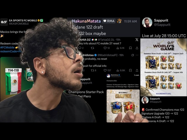 R9 IN BOX 🚨🚨 NO RESET 😱 NEW REDEEM CODE 🤩 122 ZIDANE IN DRAFT ☠️ CHAMPIONS EVENT LEAKS 👀 | FC MOBILE