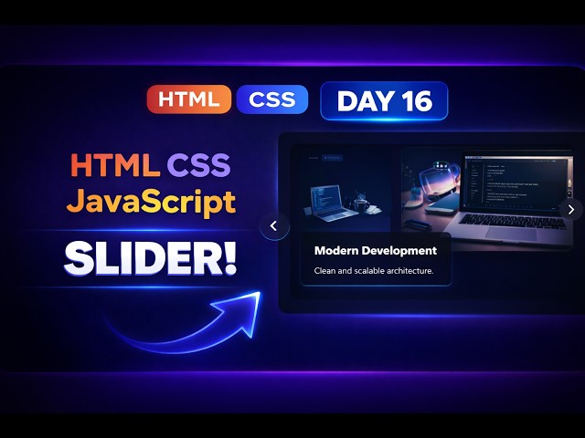 Day 16: Building an Insane 3D Slider with HTML, CSS & JS