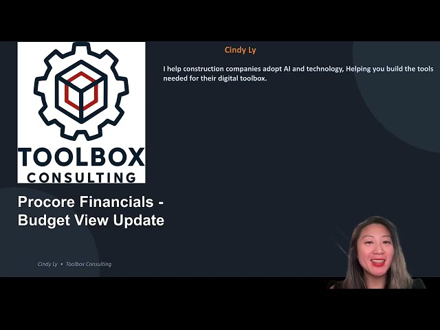 Procore Tutorial: Procore's New Budget View
