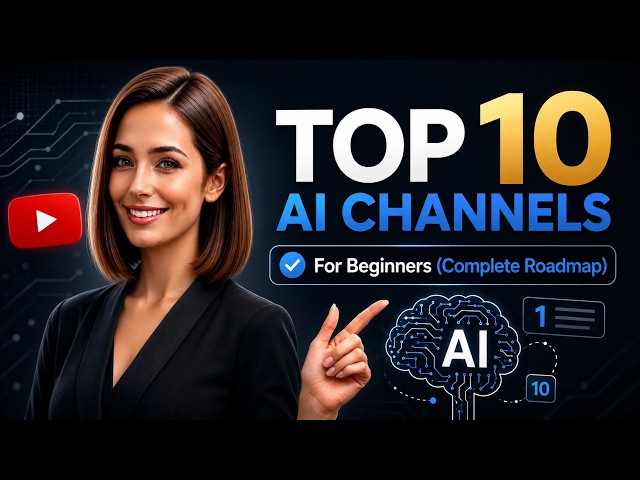 Top 10 YouTube Channels to Learn AI in 2026 | #artificialintelligence