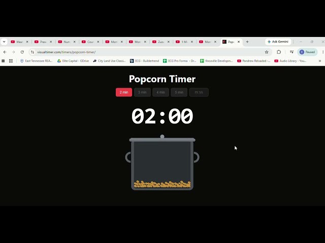 2 Minute Timer POPCORN
