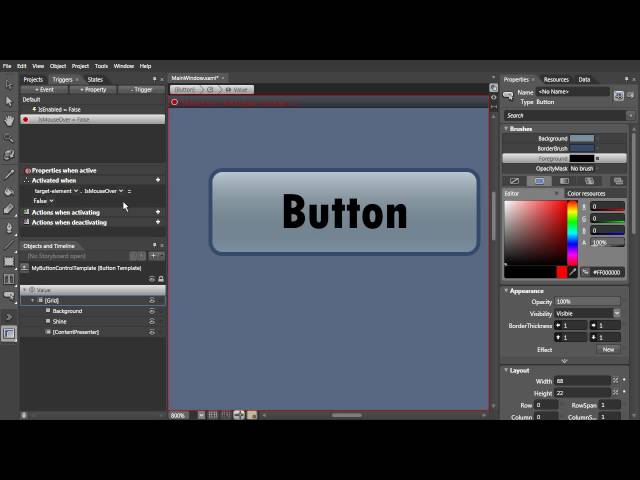 WPF Styling Tutorial #1 - Button (Test)