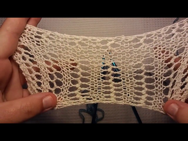 How to Knit The Simple Garter Lace Stitch- Beginner Friendly!