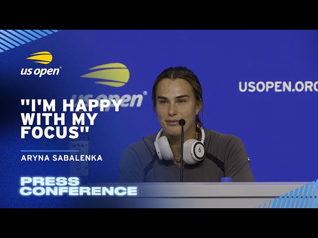 Aryna Sabalenka Press Conference | 2026 US Open Round 2