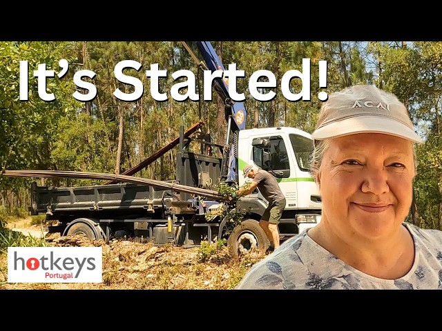 Construction finally begins! First steps on our Portugal farm rebuild - EP138