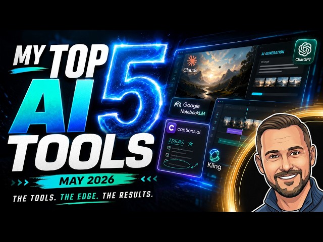 My Top 5 AI Tools as of May 2026 — The Creative Workflow I Actually Use