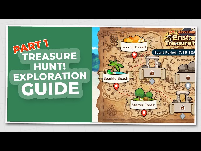 TREASURE HUNT! Exploration GUIDE [Map, Route, Secret Paths]  Ensemble Star Music EN Summer Campaign