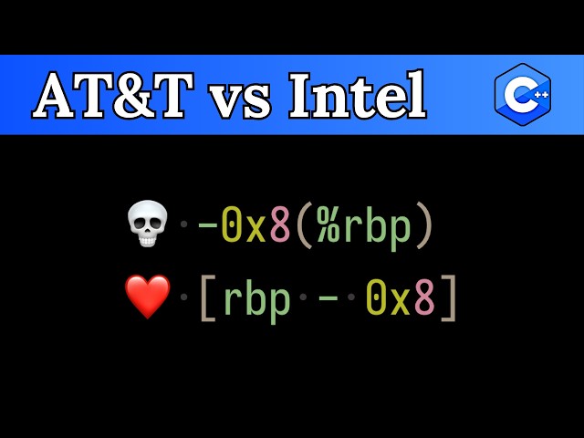Stop Using the Default LLDB Syntax (AT&T vs Intel)