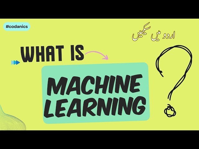 What is machine learning?