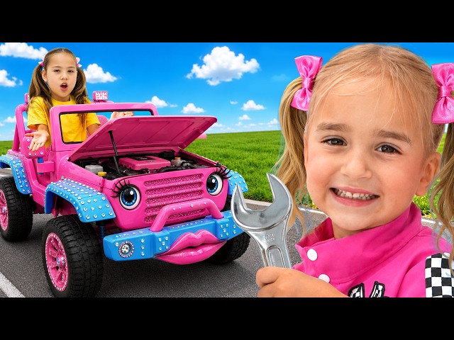 Alice and Mia Turned an Old Toy Car into a Birthday Gift!