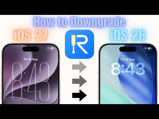 iOS 27 to iOS 26 - How to Downgrade (Easiest Way)