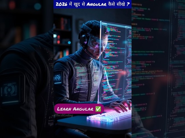 🤔 How to learn Angular by yourself in 2026 | How to learn Angular | #shorts #coding #angular #web...