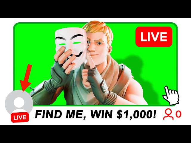 Find My Secret Live Stream, Win $1,000