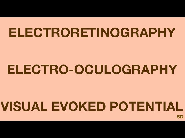 Retina: Session 13: Electrophysiology (ERG, EOG, VEP)