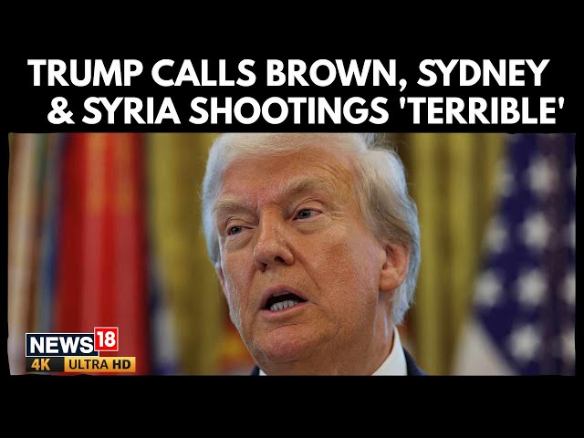 Trump Addresses Deadly Attacks in Syria, Australia & Rhode Island During WH Christmas Reception | 4k