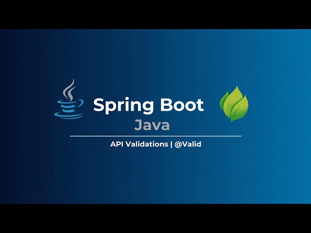 Sprint Boot | @Valid