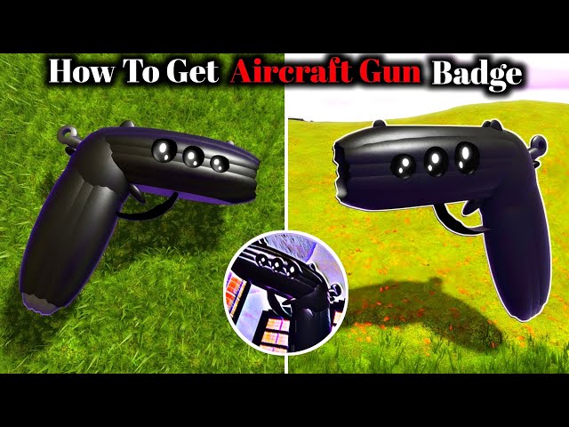 How To Get Aircraft Gun Badge Morph In Tiny Universe Roleplay | Aircraft Gun Morph FPS Mode