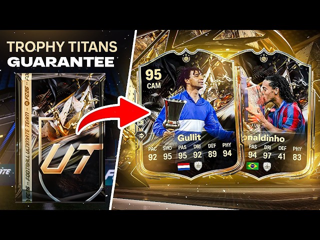 I OPENED 30x TROPHY TITANS GUARANTEE PACKS! 🚀 #eafc26