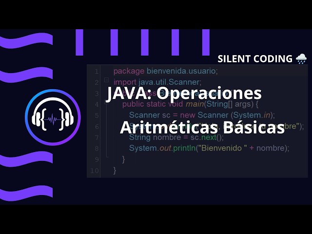 Java para Principiantes: Operaciones Básicas con Scanner 🌧️