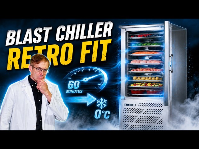We turned a household freezer into a high-speed blast chiller!