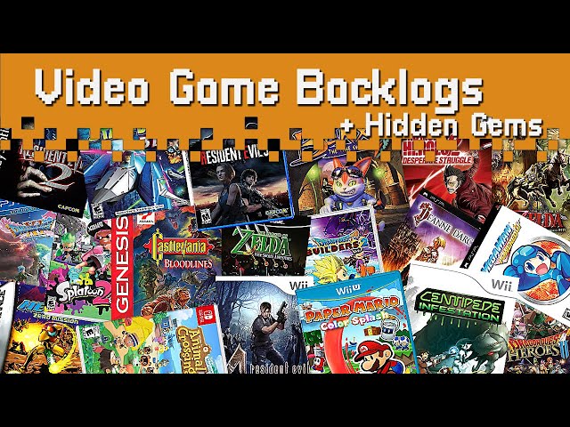 Video Game Backlog + Hidden Gems | 33 GAMES SHOWN!