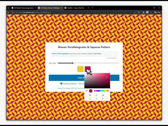 These pure CSS patterns are 10/10 🔥