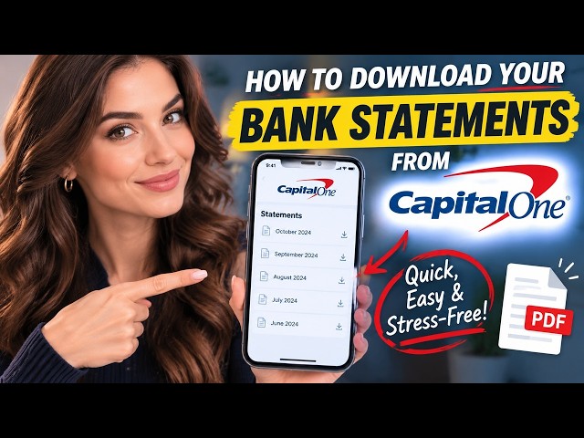 How to download your bank statements from Capital One