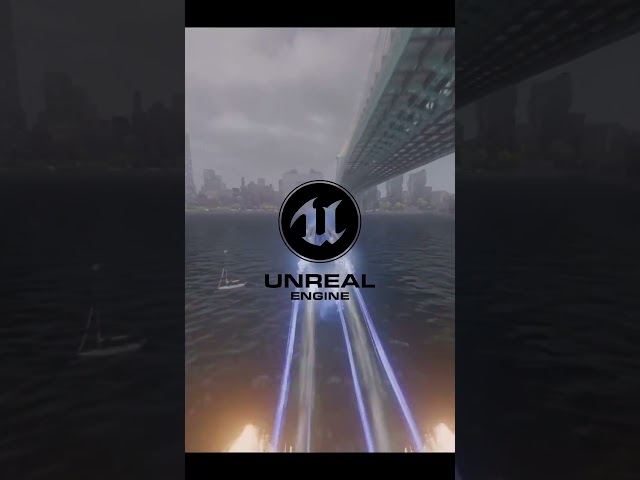 Spider Man's Web Swinging in Unreal Engine 5! #short