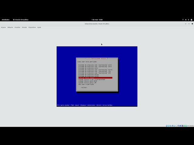 Instalação do Debian GNU/Linux 13