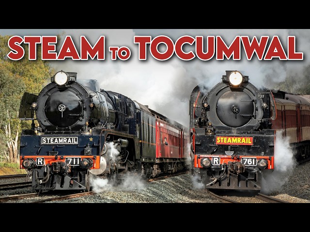 First Steam to Tocumwal in 25 Years! (Steamrail's Tocumwal Steam Spectacular) | R711, R761, A2 986